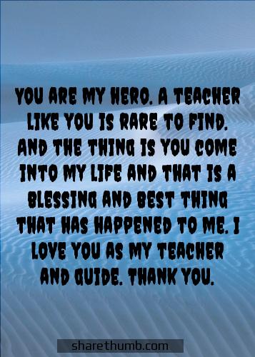 thank you to teachers letter